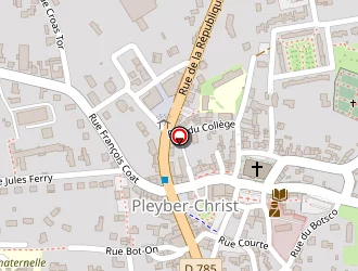 Carte de Le Celtic à Pleyber-christ