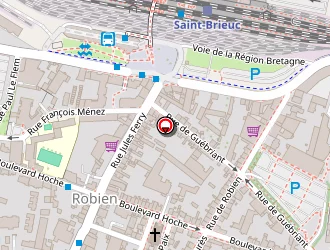 Carte de La Poste à Saint-brieuc