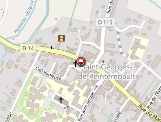 Carte de Mairie à Saint-georges-de-reintembault