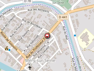 Carte de Corrard à Méry-sur-seine