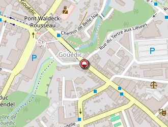 Carte de Bzhas à Saint-brieuc