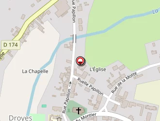 Carte de Finot Charpente à Droyes