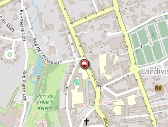 Carte de L'arquebuse à Landivisiau