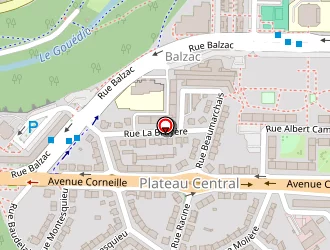 Carte de Le Bolloc'h à Saint-brieuc