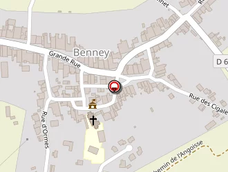 Carte de Contal Daniel à Benney