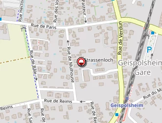 Carte de Salle Saint Jean à Geispolsheim