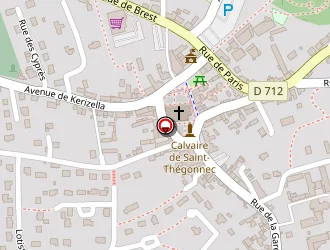 Carte de E.p.a.l. à Saint-thégonnec