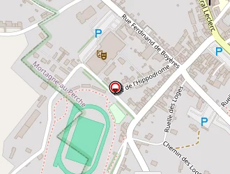 Carte de Stade à Mortagne-au-perche