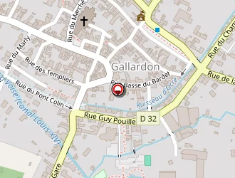 Carte de Peugeot Garage Allioux Chatelain à Gallardon