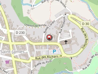 Carte de Stevista à Saint-james