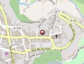 Carte de Auto Ecole Montembault à Saint-james