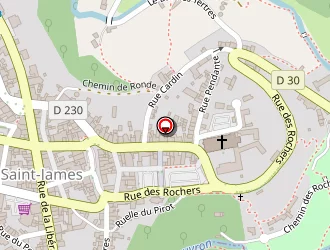 Carte de Le Blanc Thierry à Saint-james