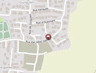 Carte de Roudaut Foricher à Plouvien