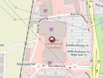 Carte de Mc Donald's à Dorlisheim