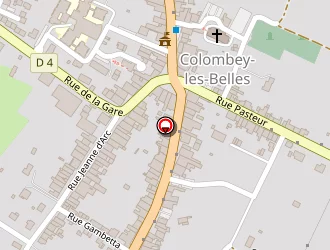 Carte de La Poste à Colombey-les-belles