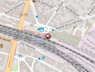 Carte de Tribunal D'instance à Melun