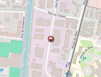 Carte de Restaurant Universitaire à Illkirch-graffenstaden