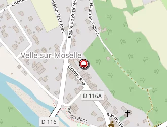 Carte de Espace Multisports à Velle-sur-moselle