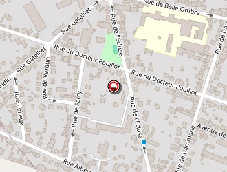 Carte de Croamac à Melun