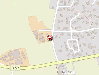 Carte de De Kerohic à Plouvien