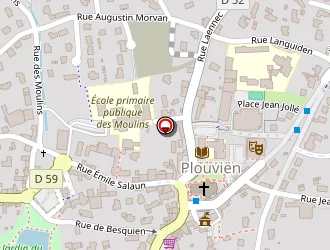 Carte de La Poste à Plouvien