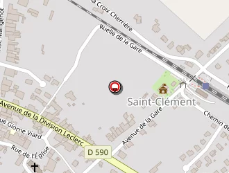 Carte de La Poste à Saint-clément