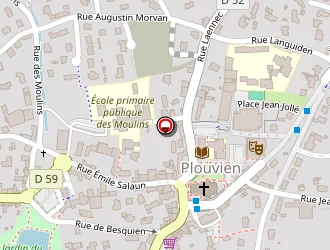 Carte de Commune De Plouvien à Plouvien