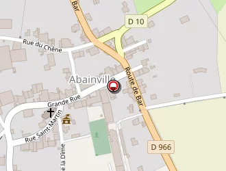 Carte de David Clélia à Abainville