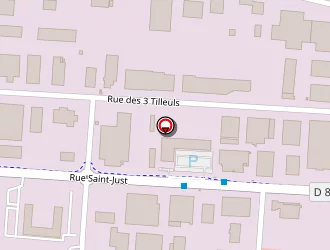 Carte de Collot Elastomères à Vaux-le-pénil