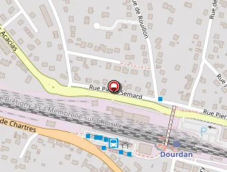 Carte de Clip Services à Dourdan