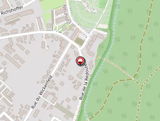 Carte de 'stade Breitlach ''alsatia''' à Strasbourg