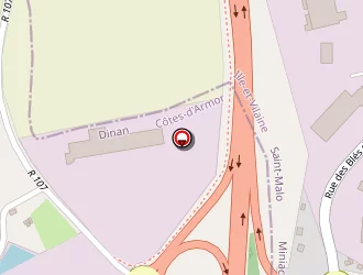 Carte de Garage De La Poste à Miniac-morvan