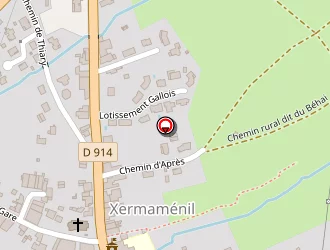 Carte de Ecole à Xermaménil