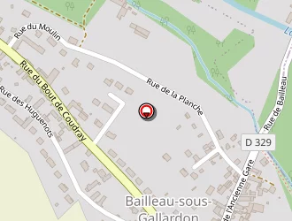 Carte de Georget à Bailleau-armenonville