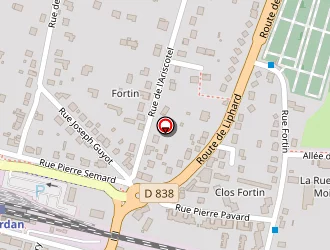 Carte de Jeanne-rose Patrick à Dourdan