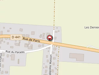 Carte de Le Paradis D' Ecco à Villette-sur-aube