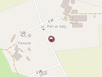 Carte de Kervavic à Plouguin