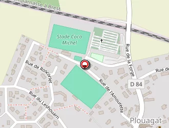 Carte de Thomas Hervé à Plouagat