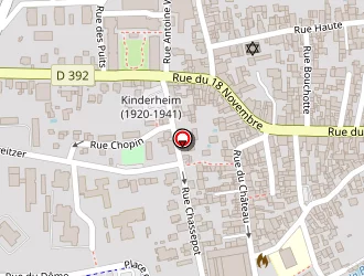 Carte de Centre Des Finances Publiques à Mutzig