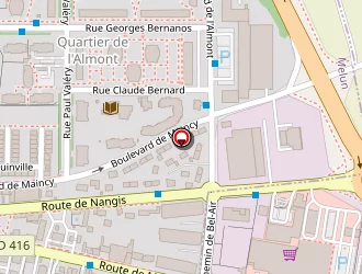 Carte de Intermarché Super Drive à Vaux-le-pénil