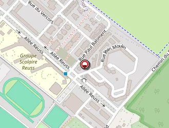 Carte de Stade Elan à Strasbourg