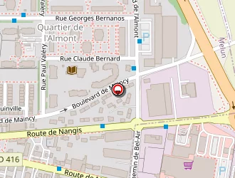 Carte de S.e.v.i à Melun