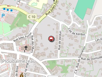 Carte de La Poste à Ploudalmézeau