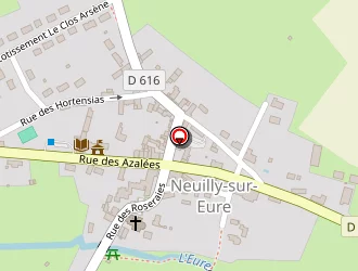 Carte de Agence Postale Communale à Neuilly-sur-eure