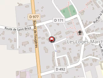 Carte de Pincé (earl) à Loges-marchis (les)