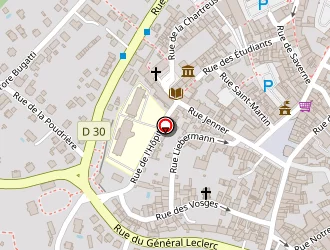 Carte de Hôtel Du Centre à Molsheim