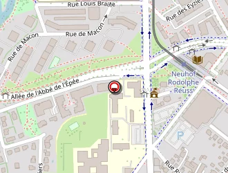 Carte de Meister Monique à Strasbourg