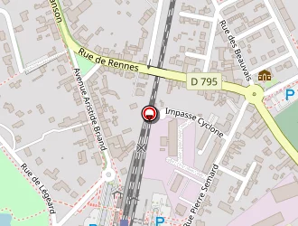 Carte de Dol Menuiserie à Dol-de-bretagne