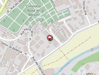 Carte de La Frang'in à Melun