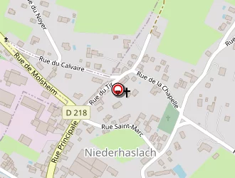 Carte de A-renov à Niederhaslach